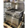 Image 2 : NEW ICB COMMERCIAL RANGE W/ 4 BURNER HOT PLATE &