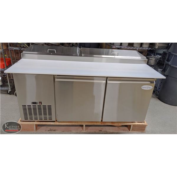 NEW 67  S/S REFRIGERATED PIZZA PREP TABLE