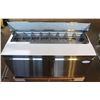 Image 3 : NEW 5' STAINLESS STEEL REFRIGERATED PREP TABLE