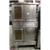 Image 1 : LOT OF 2 STACKING FULL SIZE NATURAL GAS OVENS