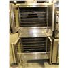 Image 2 : LOT OF 2 STACKING FULL SIZE NATURAL GAS OVENS