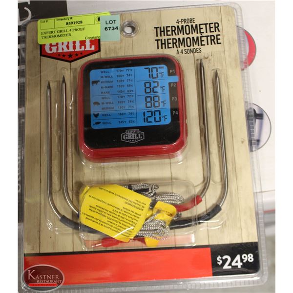 EXPERT GRILL 4 PROBE THERMOMETER