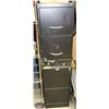 2 DOOR VERTICAL BLACK CABINET GRAND AND TOY