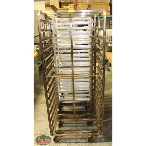 OVEN RACK ON CASTORS