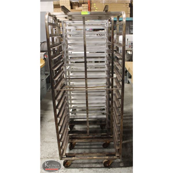 OVEN RACK ON CASTORS