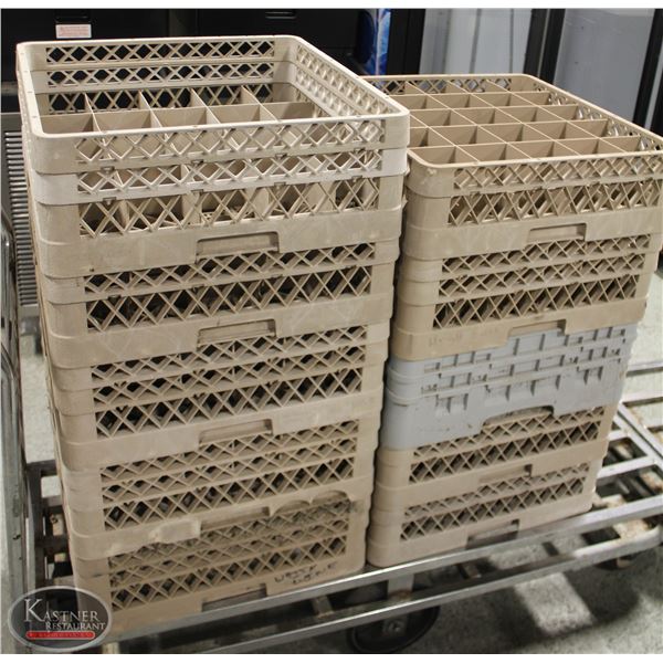 11 RUSSELL FOOD EQUIPMENT COMMERCIAL WASH RACKS