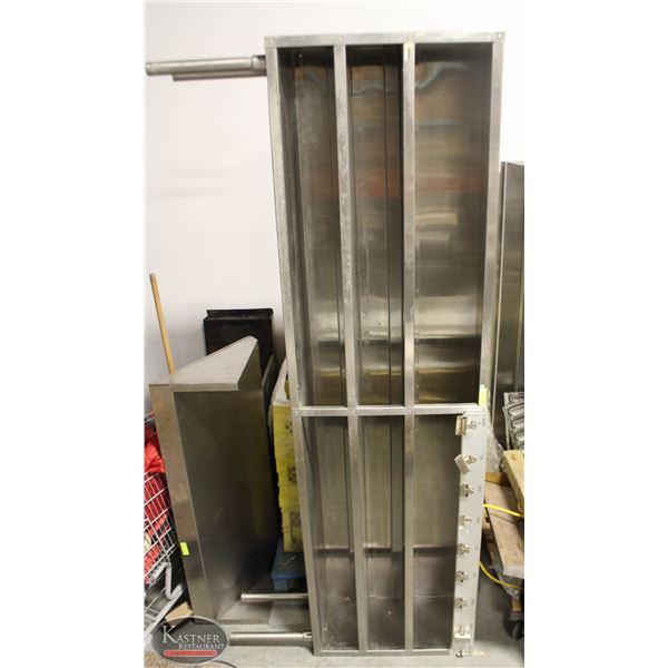 4 TIER S/S PLATE HOLDER