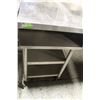 Image 5 : S/S WORK TABLE WITH HOT FOOD WARMERS ON CASTORS
