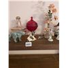 Image 3 : Assorted home décor - book ends, candy dishes, carved polar bear, ballerina figurines, etc.
