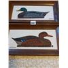 Image 2 : 2 framed pictures of ducks (Artist: Wm. P. Tyner 16.5" L, 8.5" H). Canada Goose picture (Artist: Rob