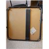 Image 4 : Card table and 4 folding chairs. (Table: 30" sq, 27.5" H)