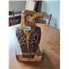 Image 3 : Wooden carved eagle (17" H, 11" W, 8.5" D)