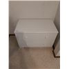 Image 2 : 2 drawer chest of drawers (31.5" W, 19" D, 22" H) with sewing and craft supplies