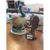 Image 4 : 19 bird mugs, Canada goose, eagle figurine