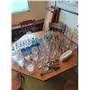 Image 1 : Asst glassware, bar utensils