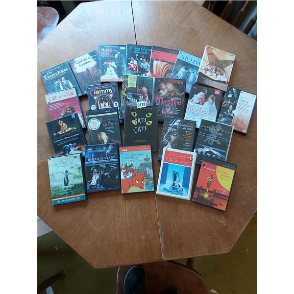 23 asst DVD's - classical