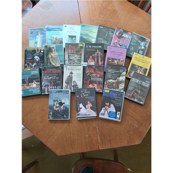 23 asst DVD's - classical