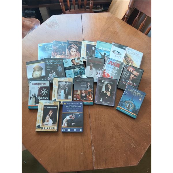 23 asst DVD's - classical