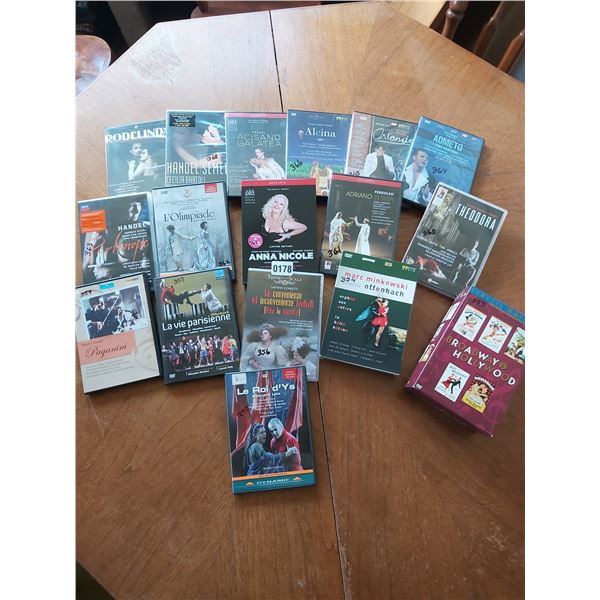 23 asst DVD's - classical