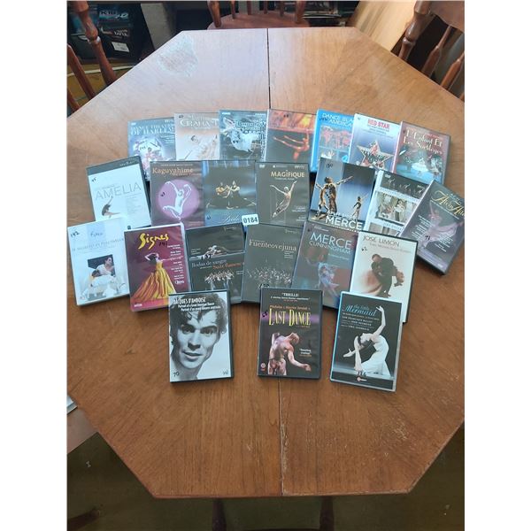 23 asst DVD's - dance