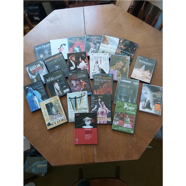 23 asst DVD's