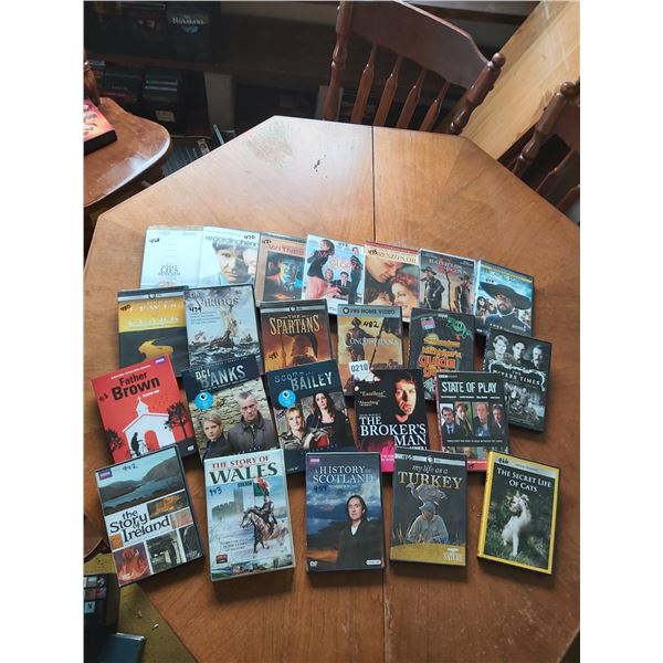 23 asst DVD's