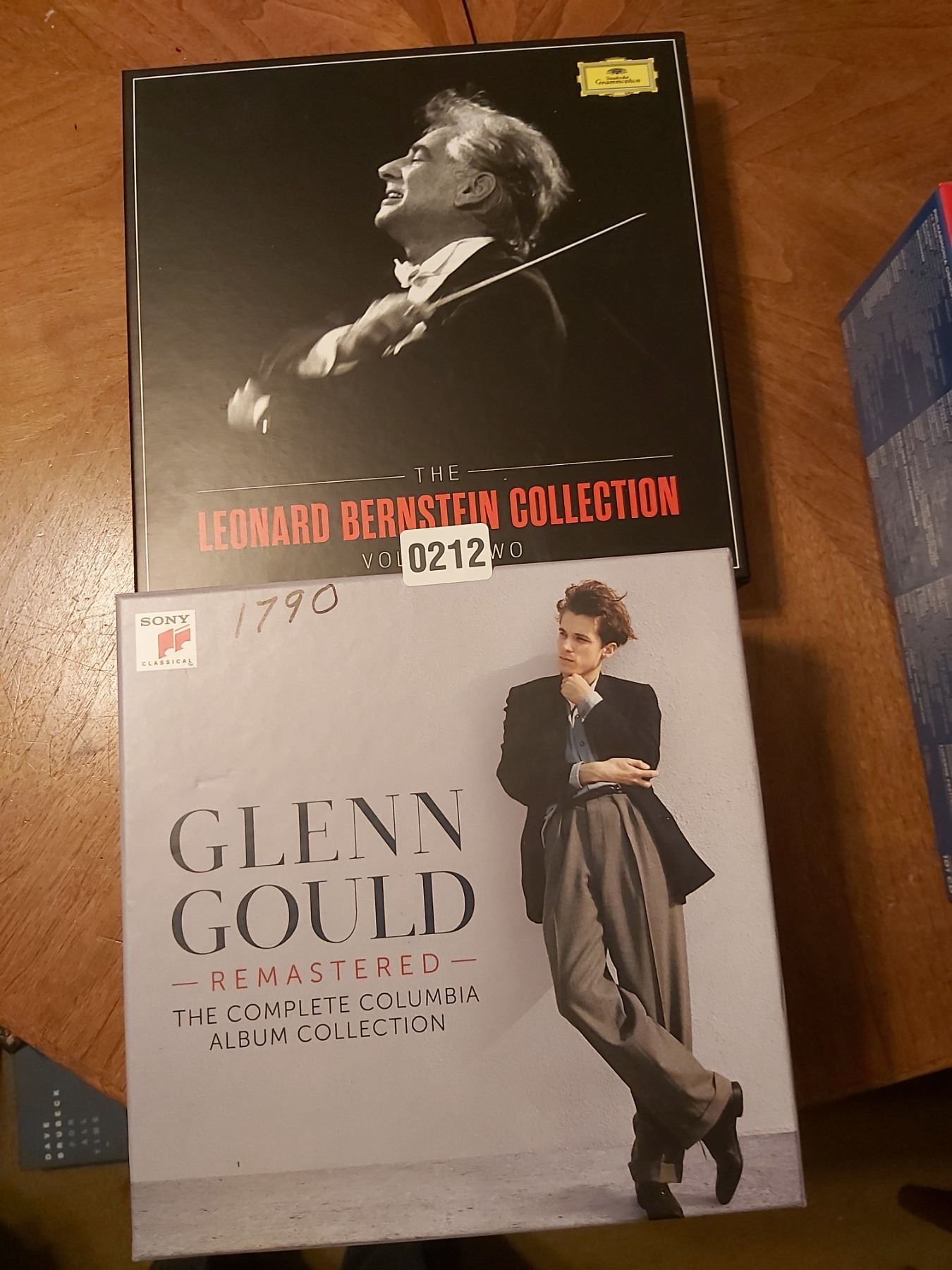 Glenn Gould Complete Columbia album collection. Leonard Bernstein
