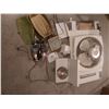 Image 1 : Rival fold-up food slicer, Westbend 30-cup coffee maker, Lasko window fan, 2 Calton hot trays, Revel