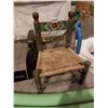 Image 2 : Evenflo booster seat, pool noodles, vintage mini wicker/wood chair, Aquasense toilet seat (model 770