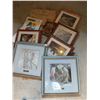 Image 1 : Asst pictures and frames including 2 Robert Batement ("Dozing Lynx", "Ghost of the North". Both 19"x