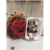 Image 1 : Asst extension cords, power bar/plug-ins