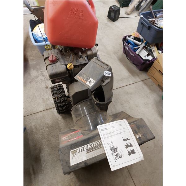 Murray Select snowthrower (model 624858 x 31A) (8.5 HP / 24 ), gas can (plastic, 53 gal)