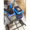 Image 3 : Cobalt battery operated snowblower with charger (Model 2600303K)