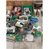 Image 3 : Garden tools, sprinklers, asst electrical, lawn care chemicals garden hose with connectors and acces