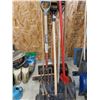 Image 1 : Asst shovels, broom, garden hoe, pitchfork, bolt cutters, ice chipper