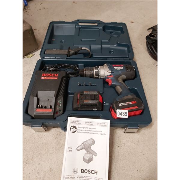 Bosch Litheon Brute 18V power drill with battery charger