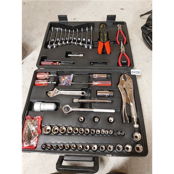 All purpose tool set (no brand) in carrying case