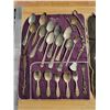 Image 3 : Silver Plated Flatware  40 Pieces with 4 QwickSilver Cleaning Plates