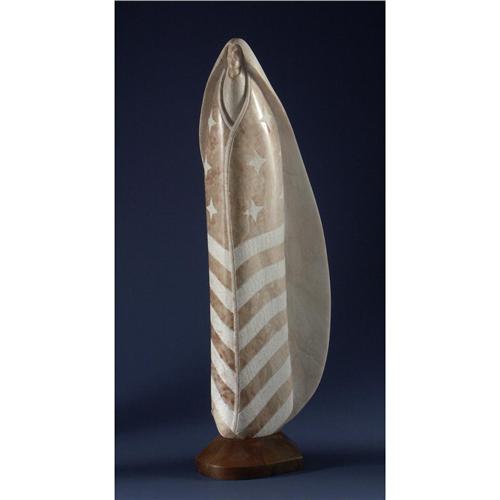 SOAPSTONE SCULPTURE D.R. CHRISTY NATIVE AMERICAN