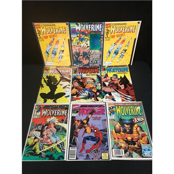 VARIOUS WOLVERINE COMIC BOOK LOT (MARVEL COMICS)