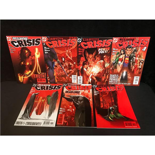 IDENTITY CRISIS COMIC BOOK LOT (DC COMICS)