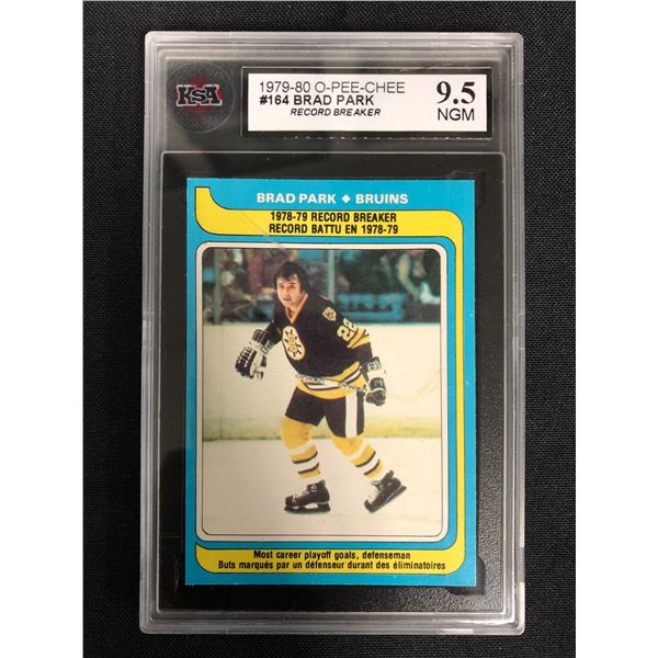1979-80 O-PEE-CHEE #164 BRAD PARK Record Breaker (9.5 NGM)