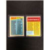 Image 1 : VINTAGE FOOTBALL CHECKLIST LOT