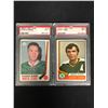 Image 1 : VINTAGE O-PEE-CHEE GRADED HOCKEY CARD LOT