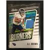 Image 1 : 2020 Absolute A.J. BROWN Absolute Burners Jersey Relic #12