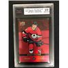 Image 1 : 2019-20 UD TIM HORTONS #DC1 BRADY TKACHUK Red Die-Cut Rookie Card (10 GEM MINT)