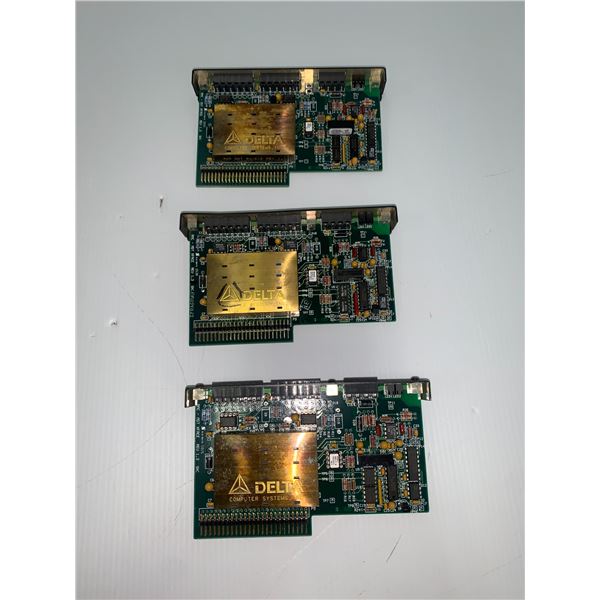 (3) Delta Computer Systems R100-MDT Interface Boards