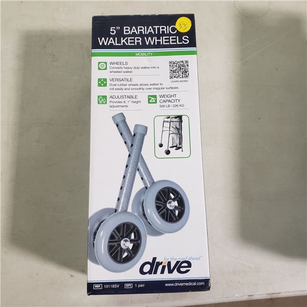 Drive Medical Bariatric Walker Wheels 5"
