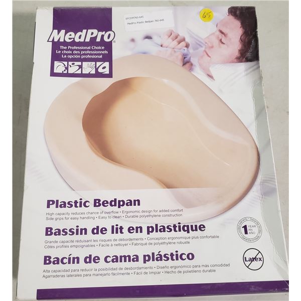 MedPro Plastic Bedpan