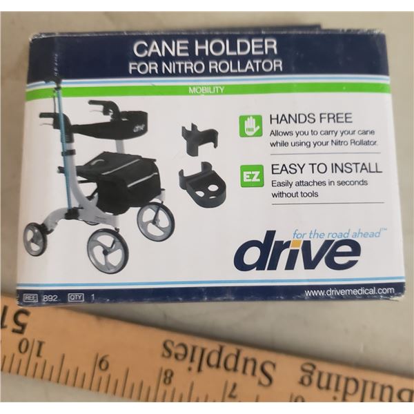 Drive Medical Cane Holder for Nitro Rollator SRP $21.95